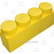 Базовый элемент GigaBloks 4 х 1 желтый фотография