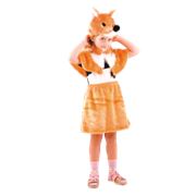 Карнавальный костюм лисичка для детей мех прокат фото