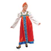 Русский народный костюм женский для взрослых прокат 44-48 размер фото