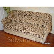 Перетяжка дивана комбинированными тканями