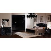 Спальня “Европа 9“ итальянские фасады, акрилак, 3D текстура-чёрная фотография