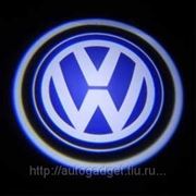 Подсветка дверей с логотипом авто WV