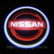 Подсветка в двери с логотипом авто NISSAN