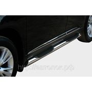 Пороги с проступями D76 “Lexus RX 270/350/450h“ 2012- фото