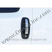 Накладки на ручки Peugeot Bipper 08'-... (нерж.)5 дверн фото