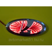 Эмблема светодиодная 3D LADA RED фото