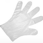 Перчатки полиэтиленовые одноразовые (белые). Размер универсальный