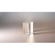 Объёмная лазерная гравировка в стекле (кристалле) - Параллелепипед 60х68х115 фото