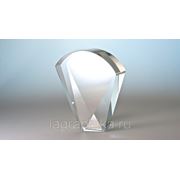Объёмная лазерная гравировка в стекле (кристалле) - Стекло «букет» 165х150х35 фото