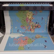 Печать географических карт фото