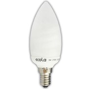 Ecola Лампа энергосберегающая Ecola Е14 Сandle EIC/M 9W 6400K C4SD09ECC