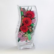 Роза в стекле tm FIORA TVS-Rr1-32059 фото