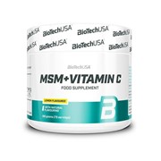 МСМ + Витамин С / MSM + Vitamin C BioTech 150 г. (Лимон)