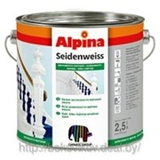 Шелковисто-матовая Alpina Glanzweiss высокоглянцевая алкидная эмаль 0,75 л