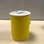 Лента Stewo, 10 мм х 250 м, бобина, двустороннее тиснение структуры под бумагу Матовый желтый фотография
