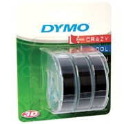 Лента Dymo 3D, 9 x 3 мм, блистер Черный фото