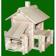 Игрушка деревянная Разборный домик С 32 фото