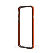 Чехол/накладка «LP» Bumpers для iPhone 6/6s (оранжевый/черный) блистер фотография