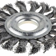 Щетка Stayer дисковая для УШМ, сплет в пучки стальн зак провол 0,5мм, 200мм/М14 Код:35192-200 фото