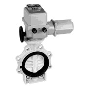 Дисковый затвор с электроприводом Praher K4 PP DN65-200 фото