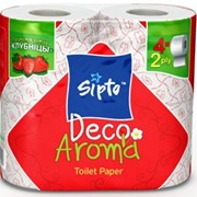 Туалетная бумага Sipto Deco Aroma, запах клубники фото