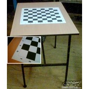 Стол шахматный фото