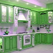 Кухни с крашеными фасадами фото
