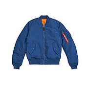 Куртка бомбер Alpha Industries MA-1 Slim Fit Blue №9/Orange фото