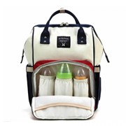 Сумка-рюкзак для мамы и малыша без USB Красно-белая