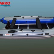 Моторная надувная килевая лодка повышенной мореходности серия «АДМАРИС» А-430 фото