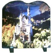 Фотокамень 20х20 см с ломаным верхом фото