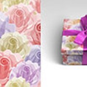 Упаковочная бумага Миленд “Розы-1“, 1 лист, 70 х 100 см., 90 г/м2, 10-05-0022 фото