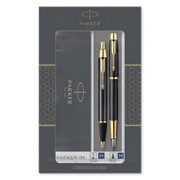 Набор подарочный Parker IM Core - Black GT, ручка перьевая+ручка шариковая