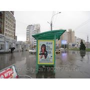 Реклама на остановочных павильонах в Липецке фотография
