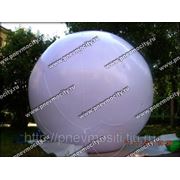 Рекламный шар: аэростат газовый белый фото