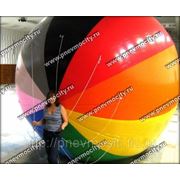 Рекламный шар: аэростат газовый полосатый_радуга фото