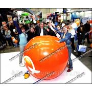 Рекламный шар: аэростат газовый оранжевый фото
