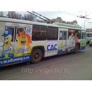 - Бортовая реклама на троллейбусах, трамваях, автобусах, маршрутных такси в Кемерово и Кемеровской области. - Брендирование корпоративного тр фото