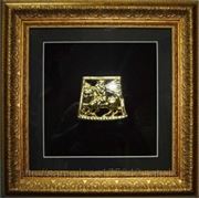 Фарфоровый сувенир с нанесеньем жидкого золото
