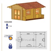 RUSSIAN Dry Timber Prefab Garden Cabin Kits (CUB.MTR price)