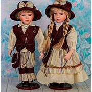 Кукла коллекционная парочка "Голландцы" в наборе 2 шт