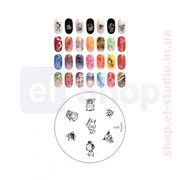 Диск для стемпинга Konad (трафарет) М 30 фото