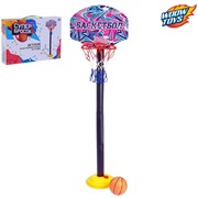 Баскетбольный набор «Баскетбол», регулируемая стойка с щитом (4 высоты: 28 см/57 см/85 см/115 см), сетка, мяч,
