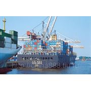 Морская доставка грузов контейнерами фотография