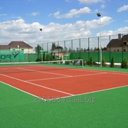 Строительство теннисных кортов, Покрытие для теннисных кортов фото