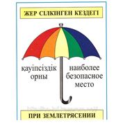 Знак безопасности «Зонтик безопасности» фото
