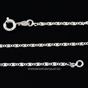 Цепочка родиум очень маленькие замочки, (45 см) 224921