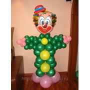 Клоун из воздушных шаров фото