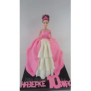 Торт кукла Барби фотография