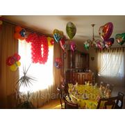 День рождения ребёнка 10 лет с воздушными шарами.